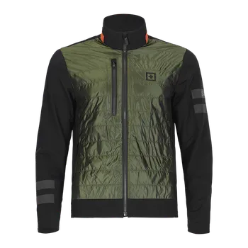 Pánský svetr ONEMORE 471 - ULTRALIGHT ECO-PADDED TECH SWEATER MAN SURVIVOR/BLACK/HOLLAND Velikost: XL