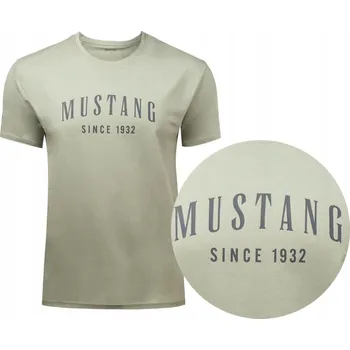 Pánské tričko Mustang Pánské tričko Pánské Tričko bavlněné 4260 Khaki, velikost L