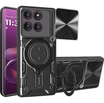 Pouzdro na mobilní telefon Zadní Kryt Techsuit pro Motorola Edge 60 Pro, černý