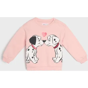 Dívčí oblečení Sinsay - Mikina typu crewneck 101 Dalmatians - růžová - 846DO-38X - 846DO-38X-98