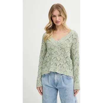 Dámský svetr Svetr Pepe Jeans dámský, zelená barva, PL702306 07A, vel. S