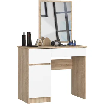 Toaletní stolek CASARREDO Toaletní stolek PAVEL500L, dub Sonoma / bílý