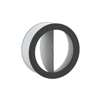 Kovová zpětná klapka do potrubí s těsnící gumou OKA-B 100 mm