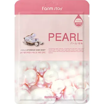 Pleťová maska Farmstay - Visible Difference Pearl Sheet Mask 23ml