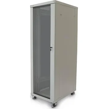 Rozvaděč PSD.6842.G - stojanový, rozložený, 42U, 600 x 800, sklo,perforace