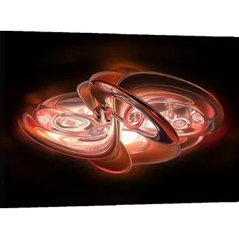 Obraz Sablio Obraz Červená abstrakce - 150x110 cm