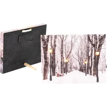 Obraz Casa de Engel Nástěnný obraz se 4LED světly 0/48