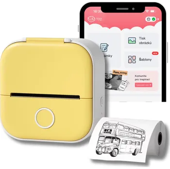 Tiskárna Phomemo T02 Žlutá