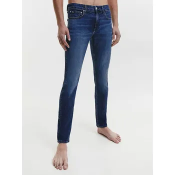 Pánské džíny Tmavě modré pánské slim fit džíny Calvin Klein Calvin Klein modrá 2799481
