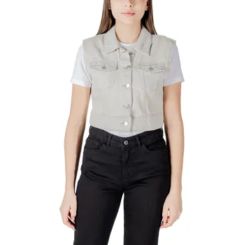 Dámská vesta Riflová vesta Only Only bílá | šedá 3493206