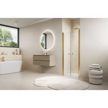 Sprchové dveře SOL2 - dvoukřídlé dveře 100 cm SOL21000