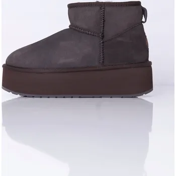 Dívčí sněhule Sněhule EMU Stinger Micro Flatform Chocolate W13082-CHOC 39