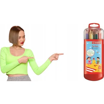 Kresba Pastelky Stabilo Trio silné, 15 barev