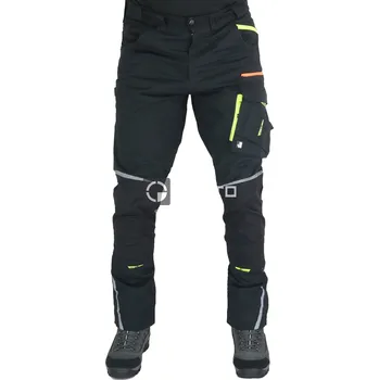 Pánské kalhoty NINE WORTHS Nieuport černé pánské pracovní kalhoty 52