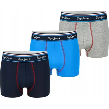 Boxerky PEPE JEANS PÁNSKÉ SPODNÍ PRÁDLO BOXERKY BAVLNA 3 KUSY vel. M