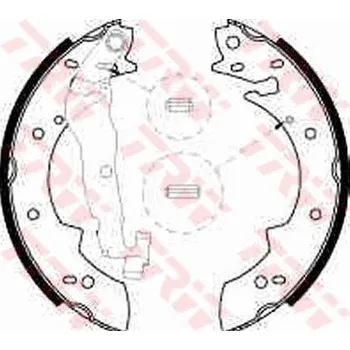 Brzdová čelist Sada brzdových čelistí TRW GS8524
