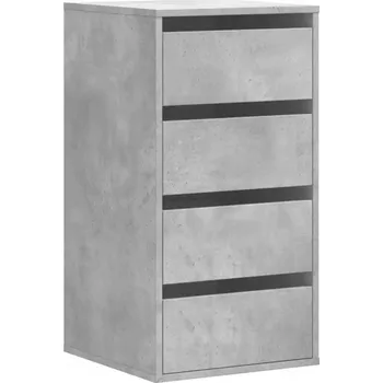 Komoda Komoda VidaXL 41 x 40 x 76 cm, tmavý beton