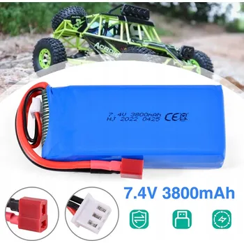 IP kamera AKUMULÁTOR 2S 7,4V 3800MAH, NABÍJECÍ LIPO BATERIE PRO WLTOYS