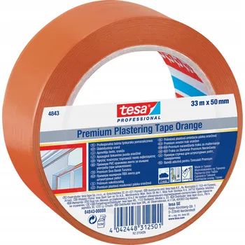 Izolační páska PVC omítková páska, odolná TESA 33 m x 50 mm