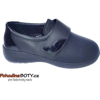 Dámská zdravotní obuv Dámské zdravotní boty Stiledivita černé na suchý zip