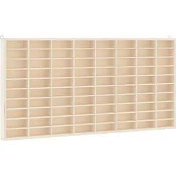 Knihovna Police z překližky VidaXL 80 x 4,5 cm, béžové odstíny