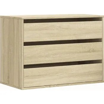 Komoda Komoda, dub sonoma, 80x41x58 cm, dřevěný kompozitní materiál