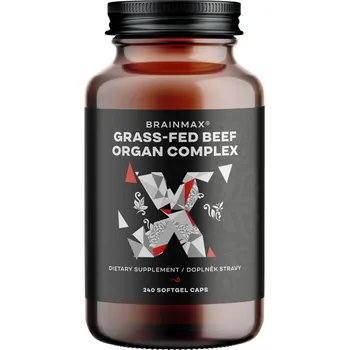 Přírodní produkt GRASS-FED BEEF ORGAN COMPLEX - HOVĚZÍ ORGÁNY 240 kaps. BRAINMAX