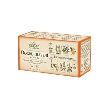 Přírodní produkt VALDEMAR GŘEŠÍK Dobré trávení čaj 20 x 1,5g GŘEŠÍK