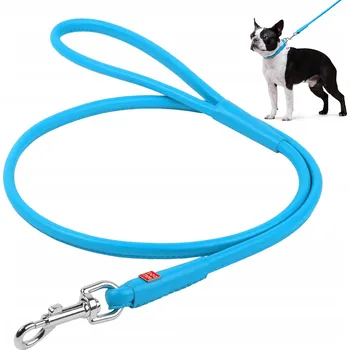 Vodítko pro psa Vodítko treningové vodítko Waudog kůže 1,22 m