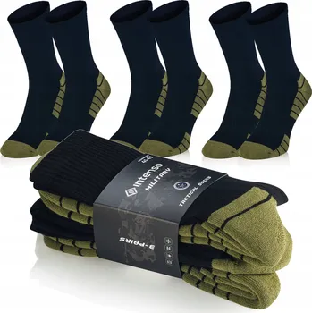 Pánské ponožky Ponožky bavlněné ponožky Intenso 41-43 3-pack, antibakteriální