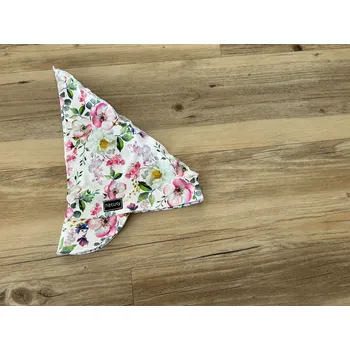 Čepice Natuty Šáteček s kšiltem - jabloňové květy Velikost: 49-51