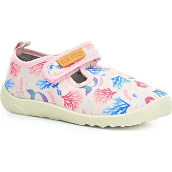 Dětská treková obuv D.D.Step Dívčí barefoot plátěnky C086-51733A Velikost: 24