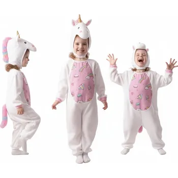 Karnevalový kostým Dětský Kostým jednorožce (overal, kapuce), vel 92/104 cm