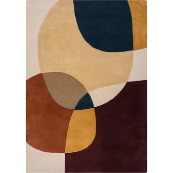 Koberec Fialový ručně tkaný vlněný koberec 120x170 cm Glow Purple Multi – Flair Rugs ID_1754418