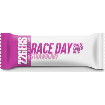 Fitness strava 226ERS race day energetická tyčinka s čokoládovými kousky - 40g Příchuť: STRAWBERRY