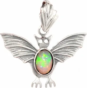 Přívěsek Designový přívěsek opál etiopský stříbro Ag 925 P2166 1,9 cm, 2,4 g