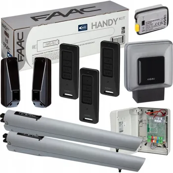 Pohon pro dvoukřídlé brány Faac wjazdowej zdalny siłownik z pilotem