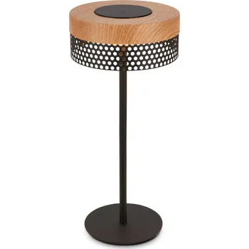 Lampička BRILONER Stolní Lampa 2,5 W Černá Dřevo