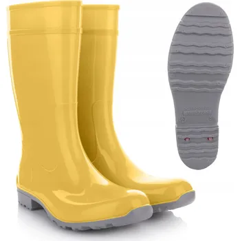 Pracovní obuv Dámské Holínky LEHKÉ, polské POHODLNÉ na zahradu, gumové holínky vel. 38