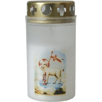 Svíčka Dekorativní parafinová svíčka Bez vůně Lima 1 ks