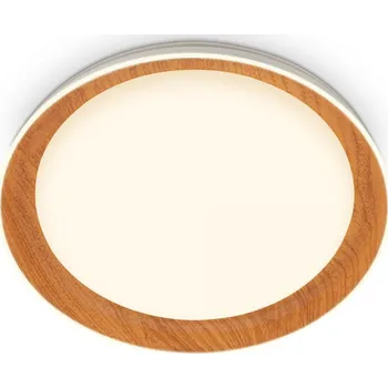 BRILONER Ijus LED stropní svítidlo, dekor dřeva, svítíci hrana, imitace dřeva 3852014