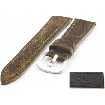 Řemínek na hodinky Kožený řemínek k hodinkám Tekla T-066.11 20 mm