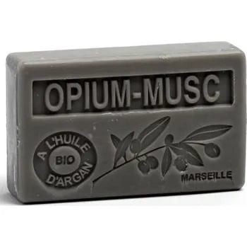 Mýdlo Mýdlo s bio arganovým olejem - Opium Musc (opium - pižmo) 100g - LA MAISON DU SAVON DE MARSEILLE