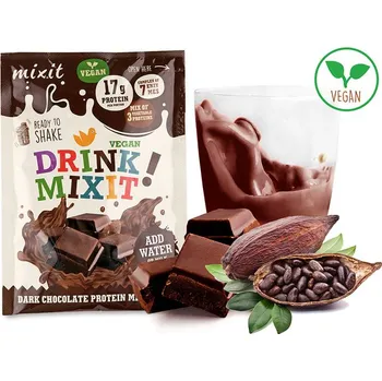 Proteinový VEGAN Drink Mixit - Tmavá čokoláda 40 g - 1 KS MIXIT