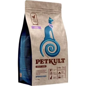 Krmivo pro kočku Petkult Cat Sterilised Duck 2kg