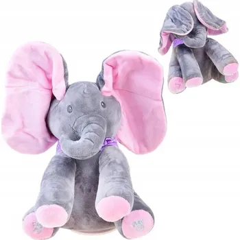 plyšák Interaktivní plyšový Slon Slůně plyšová hračka 33 cm