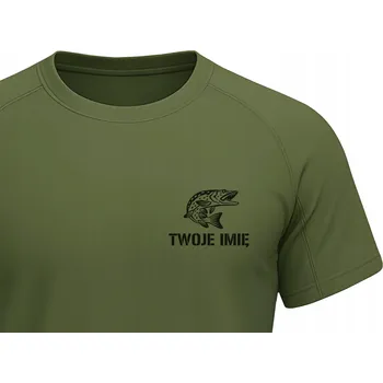 Pánské tričko Tričko ForestMax Rybářské tričko s JMÉNEM krátký rukáv vel. M