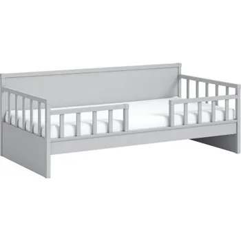 Dětská postel Dětská postel se zábranou 100x200cm Simba - šedá