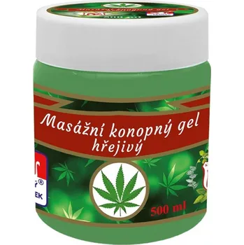 Masážní přípravek Království Bylin - Putorius Cannabis Konopný gel hřejivý 500 ml PUTORIUS