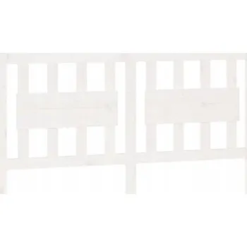 VidaXL Čelo postele, bílé, 145,5x4x100 cm
